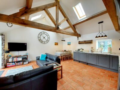 Open plan living area